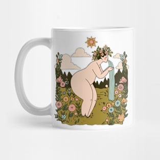 Woman Nurturing Nature Mug